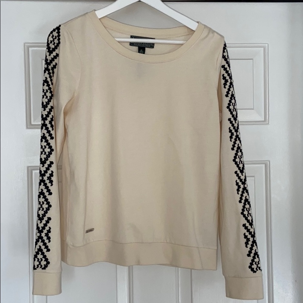 Cream Colored Ralph Lauren Active Long Sleeve